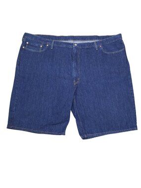 Levis Mens 469 Denim Jean Shorts W54 Relaxed Fit 12" Inseam Cotton Casual